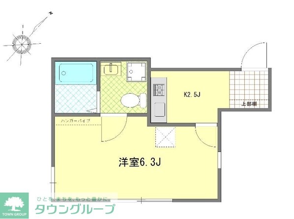 鳩ヶ谷フラッツの物件間取画像